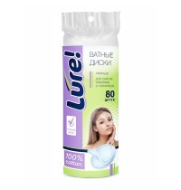 Ватные диски 80шт LURE