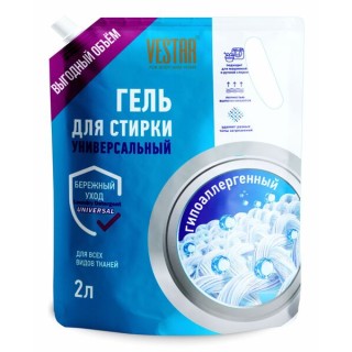 Вестар Гель д/стирки 2л дой-пак Универс.