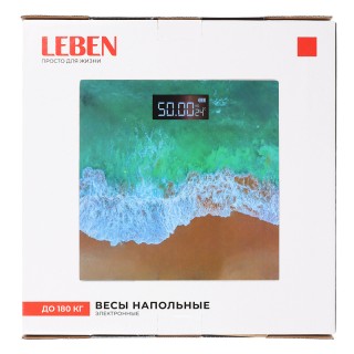 Весы напольные электр. LEBEN 180кг 252-093