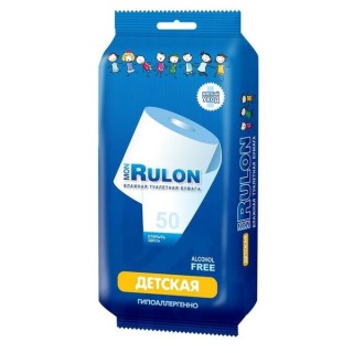 Влаж. бумага Mon Rulon Детская 50шт 