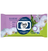 Влаж. полотенца 60шт Emily Style Cемейные /12
