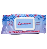 Влаж. салф. Акватория 120шт Антибактер Клапан /16