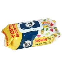 Влаж. салф. Эмили 100+20шт Эконом с клапаном