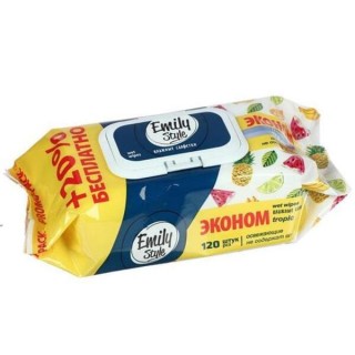 Влаж. салф. Эмили 100+20шт Эконом с клапаном