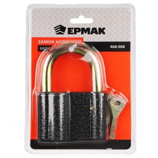 Замок навесной Ермак Бронь 80мм 468-008
